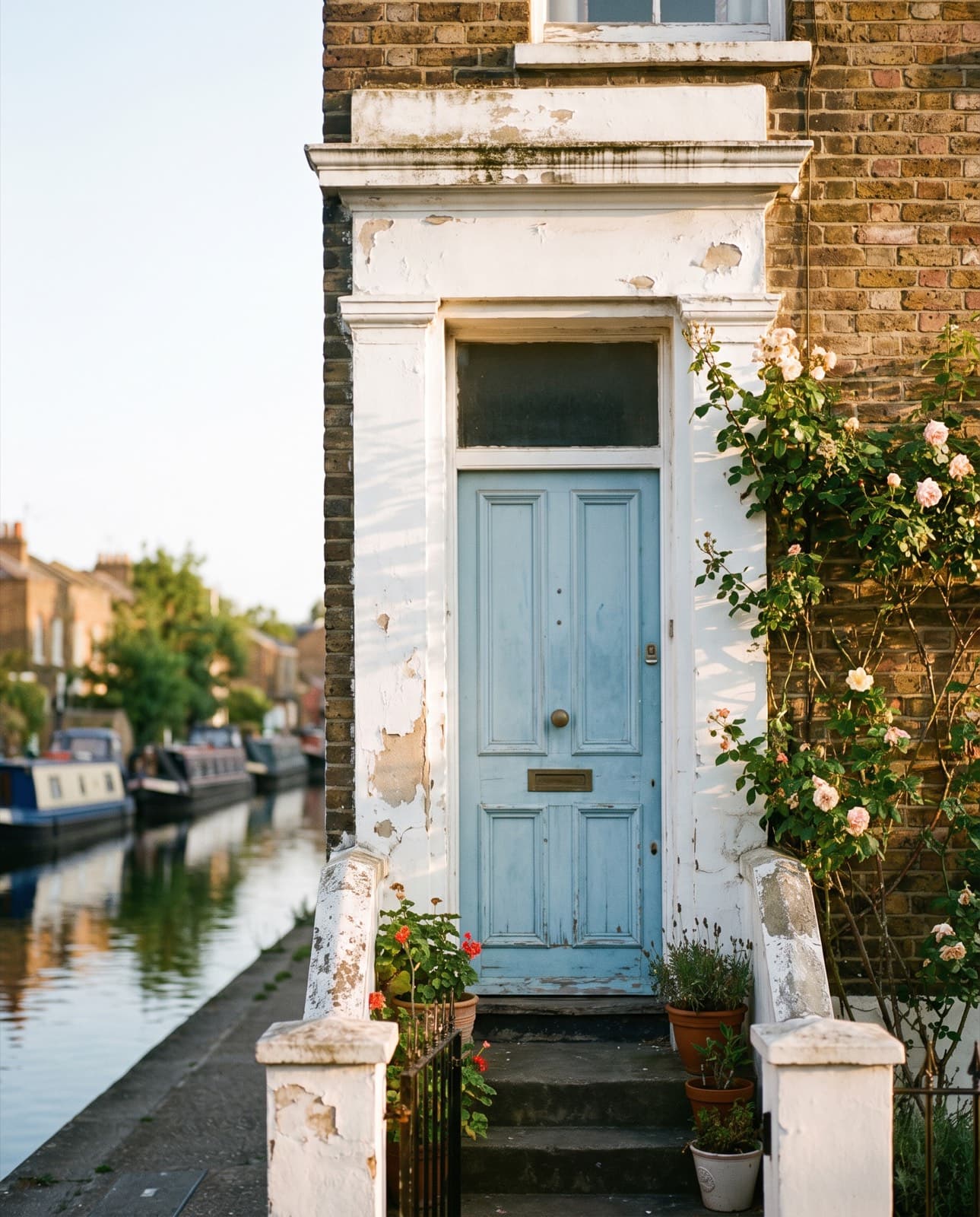 A front door in Bow