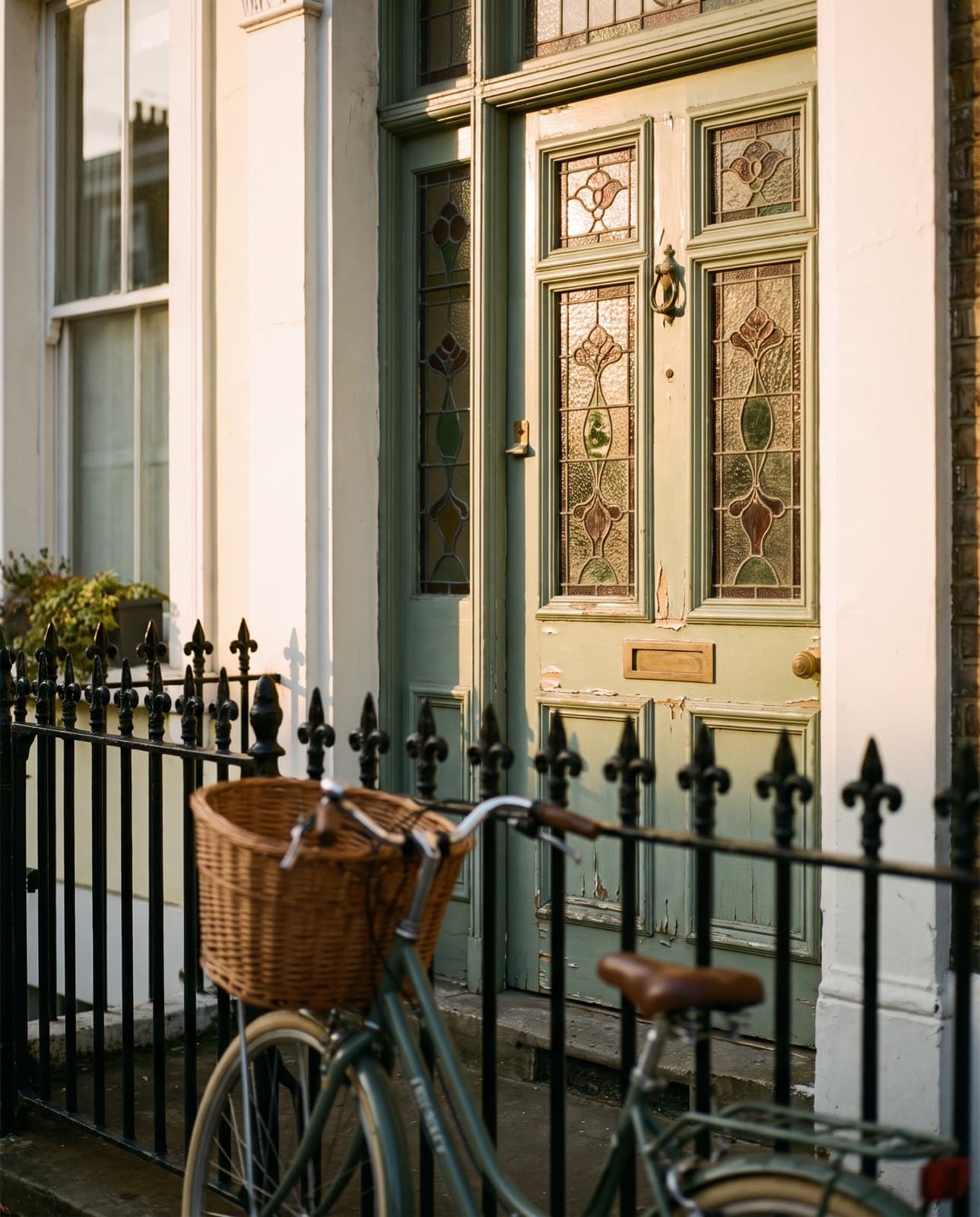 A front door in Hackney