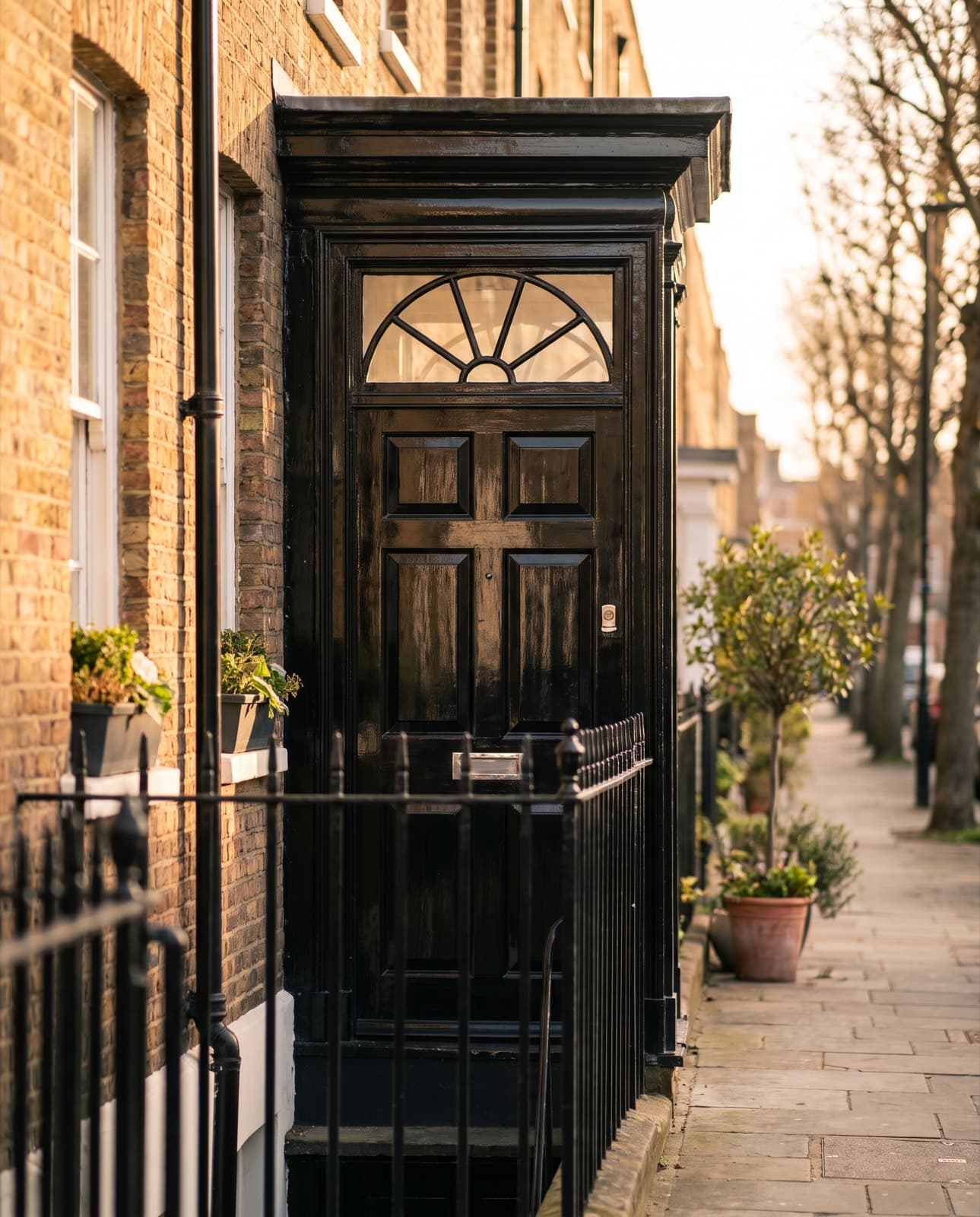 A front door in Mile End